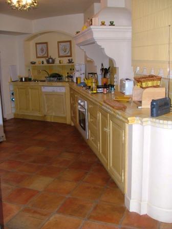 Cuisine en chêne vieilli et blanchi