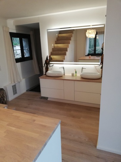 Meuble de salle de bain double vasque